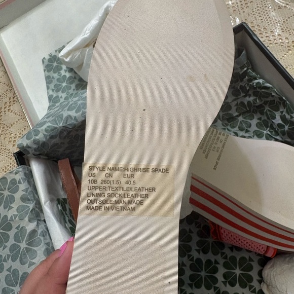 Kate Spade Highrise Spade Sandal Wedge - Picture 3 of 8
